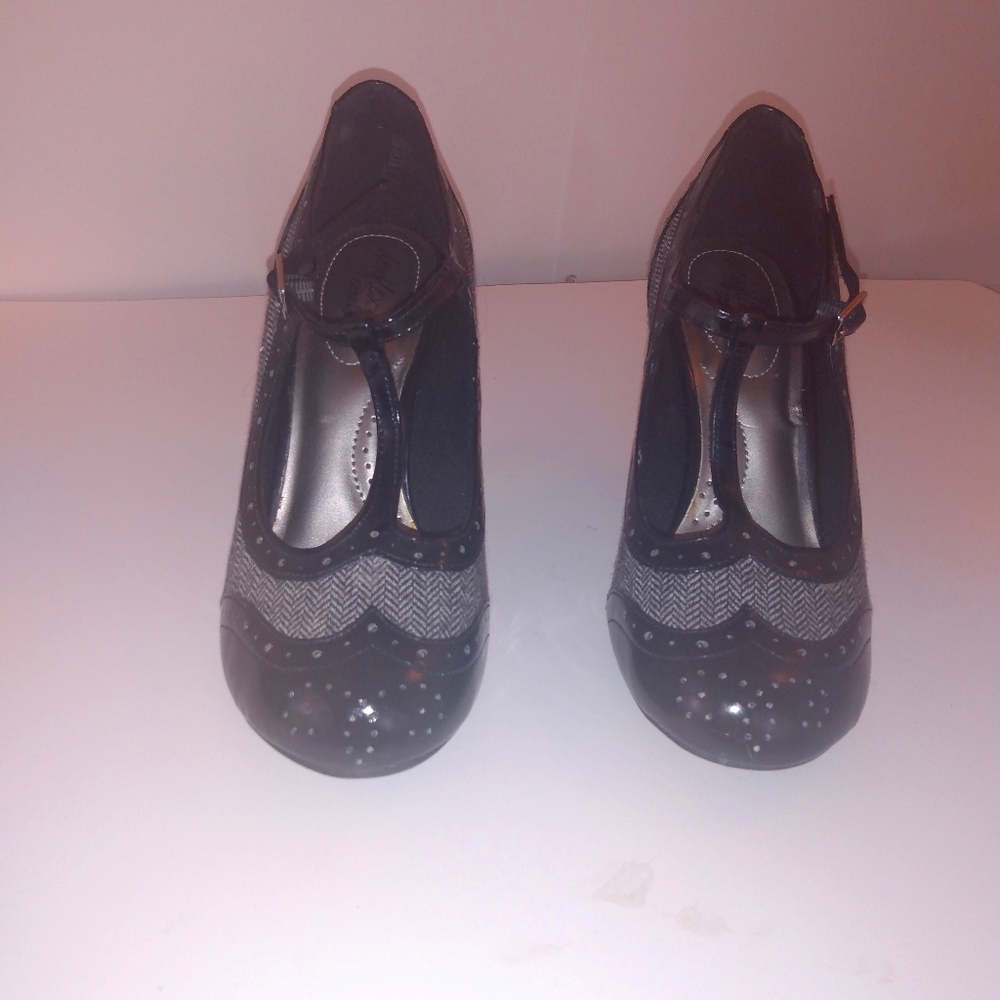 dexflex comfort-Ladies houndstooth pump